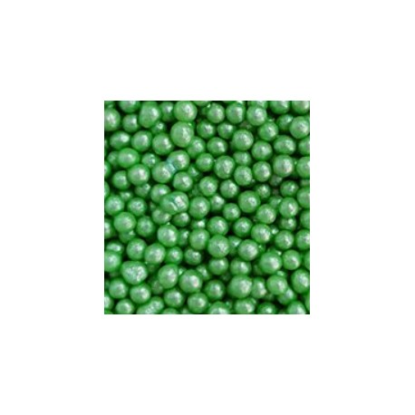 PERLAS VERDES 4 MM BOTE