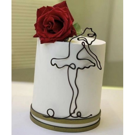 TOPPER FRONTAL FINE LINE BAILARINA NEGRO