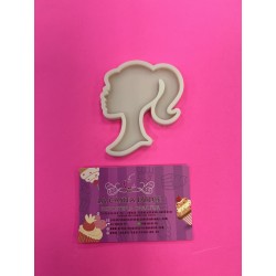 MOLDE SILICONA SILUETA BARBIE