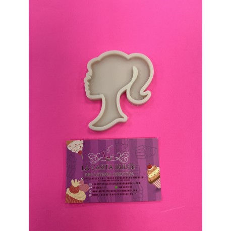 MOLDE SILICONA SILUETA BARBIE