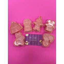 SET 6 CORTADORES CON MARCADOR CIRCO