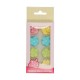SET 32 FLORECITAS PASTEL MIX AZUCAR FUNCAKES
