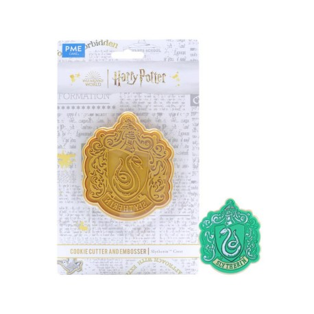CORTADOR CON MARCADOR ESCUDO SLYTHERIN HARRY POTTER