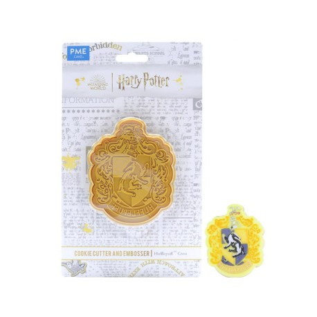 CORTADOR CON MARCADOR ESCUDO HUFFLEPUFF HARRY POTTER