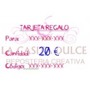 TARJETA REGALO 20 €