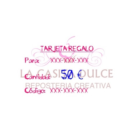TARJETA REGALO 50 €