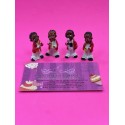 SET 4 FIGURAS PARA ROSCON GRUPO DE JAZZ