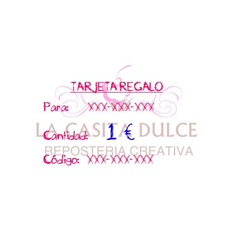 TARJETA REGALO PERSONALIZADA
