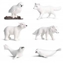 SET 6 FIGURAS PVC ANIMALES ARTICOS