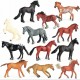 SET 12 FIGURAS PVC CABALLOS
