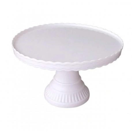 STAND PARA TARTAS COLOR BLANCO 32 CM
