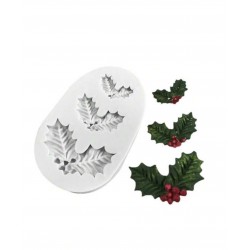 MOLDE SILICONA 3 ACEBOS