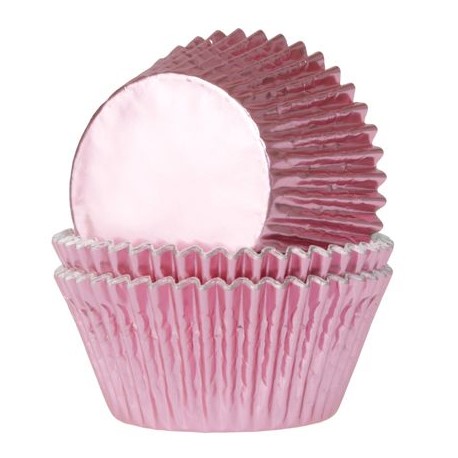 24 CAPSULAS ROSA BEBE METALIZADO HOUSE OF MARIE