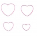SET 4 CORTADORES CORAZON