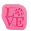 MOLDE LOVE HUELLA DE PERRO