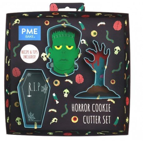 SET 3 CORTADORES TERROR ZOMBIE PME