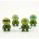 SET 4 FIGURAS TORTUGAS NINJA CUTE