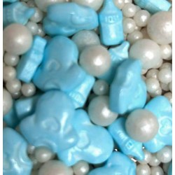 SPRINKLES BEBE AZUL Y BLANCO MEDLEY 30 GR BOTE