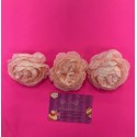 SET 3 FLORES PEONIA ROSA DECORACION