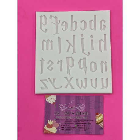 MOLDE SILICONA LETRAS MINUSCULAS HARRY POTTER