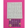 MOLDE SILICONA LETRAS MINUSCULAS HARRY POTTER