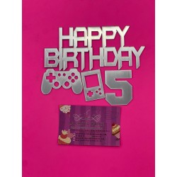 TOPPER HAPPY BIRTHDAY GAMER 5
