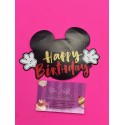 TOPPER HAPPY BIRTHDAY MICKEY SILUETA Y MANOS