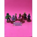 SET 7 FIGURAS SUPER HEROES MEDIANOS PEANA MARVEL