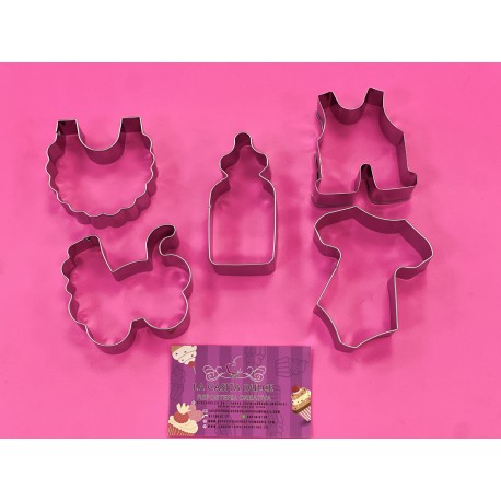 SET 5 CORTADORES BEBE LCD