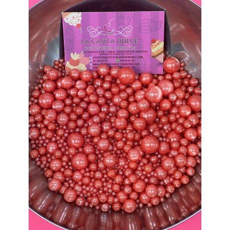 SPRINKLES PERLAS ROJAS ULTRA BRILLANTES MIX BOTE