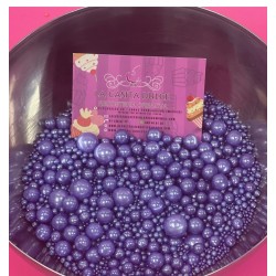 SPRINKLES PERLAS MORADO ULTRA BRILLANTES MIX BOTE