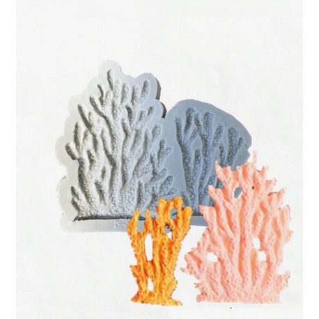 MOLDE SILICONA CORAL MARINO
