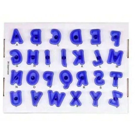 MARCADOR DE LETRAS FUN FONTS EMBOSSING ENGLISH COLLECTION LCD