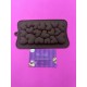 MOLDE SILICONA TABLETA DE CHOCOLATE DISEÑO CORAZONES