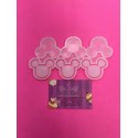 MOLDE SILICONA 3 PIRULETAS MICKEY RELLENABLES