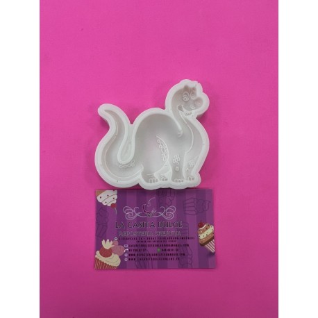 MOLDE DINOSAURIO BRONTOSAURIO CUTE