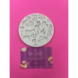 MOLDE SILICONA IM BARBIE WORLD