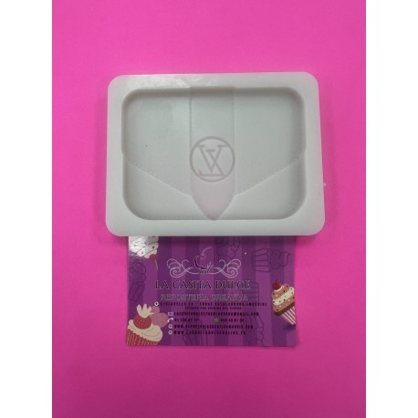 MOLDE SILICONA BOLSO CARTERA 3D LOUIS VUITTON