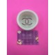 MOLDE SILICONA REDONDO LOGO CHANEL ACOLCHADO