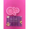 MOLDE SILICONA 2 PIRULETAS ESPIRAL