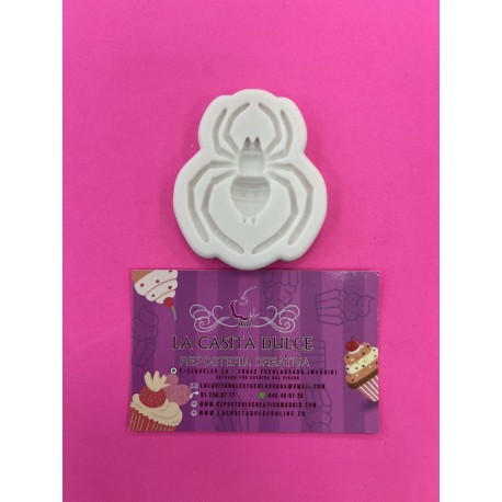 MOLDE SILICONA ARAÑA GRANDE