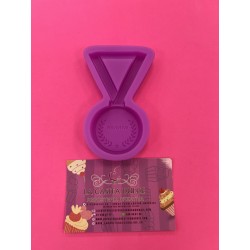 MOLDE SILICONA MEDALLA TROFEO PREMIO WINNER