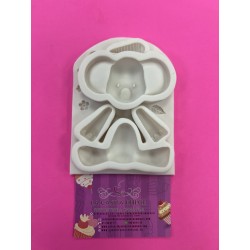 MOLDE SILICONA ELEFANTE 3D