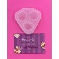 MOLDE 3 GEMAS DIAMANTE