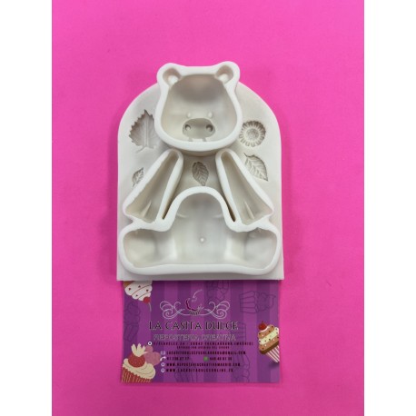 MOLDE SILICONA HIPOPOTAMO 3D