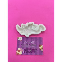 MOLDE DINOSAURIO PLESIOSAURIO CUTE 2