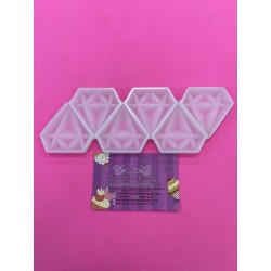 MOLDE 6 GEMAS DIAMANTE GRANDE 2D