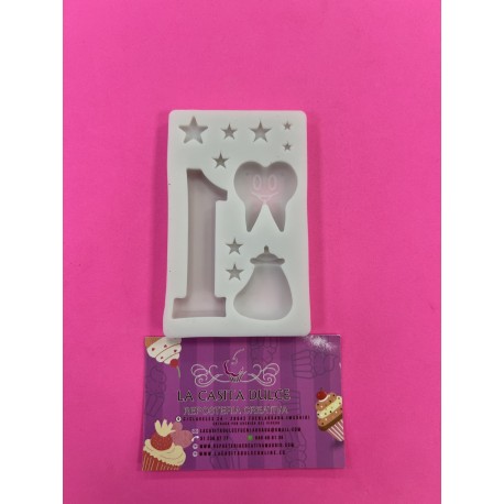 MOLDE SILICONA PRIMER DIENTE