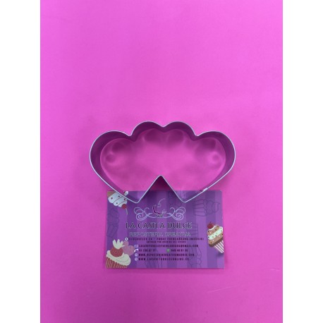 CORTADOR CORAZONES ENLAZADOS