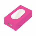 PACK 10 CAJAS ROSA FUCSIA CON VENTANA PARA CAKESICLE